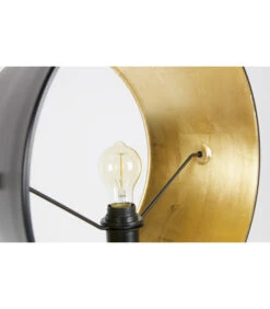 Lampadaire Pien Noir 145 Cm Avec Abat-Jour Noir/Laiton -Magasin De Meubles De Qualité lampadaire pien noir avec abat jour noirlaiton 4