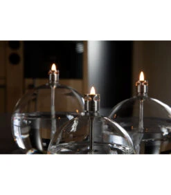 Lampe à Huile Ronde Chromé 11cm M -Magasin De Meubles De Qualité lampe a huile ronde chrome 11cm m 3