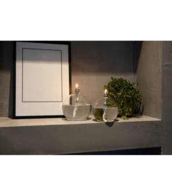 Lampe à Huile Ronde Chromé 13cm L -Magasin De Meubles De Qualité lampe a huile ronde chrome 13cm l 4