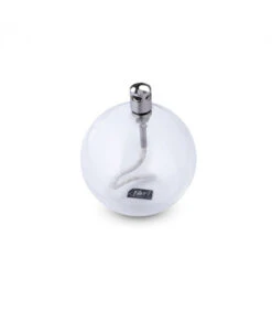 Lampe à Huile Ronde Chromé 9cm S