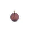 Lampe à Huile Ronde Cognac Chromée 9cm S
