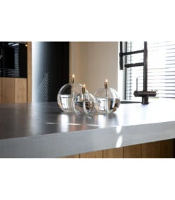 Lampe à Huile Ronde Laitonnée 13cm L -Magasin De Meubles De Qualité lampe a huile ronde laitonnee 13cm l 4