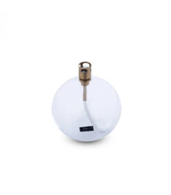 Lampe à Huile Ronde Laitonnée 9cm S