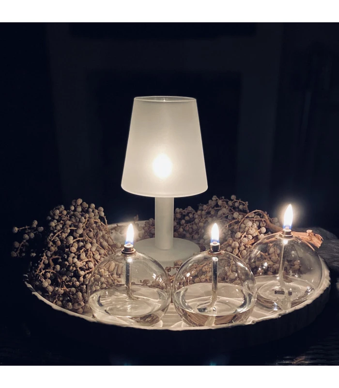 Lampe à Huile Salon Frosted 22cm 3 Lampe à Huile Salon Frosted 22cm – Image 3