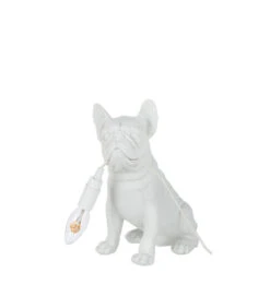 Lampe BullDog Blanche