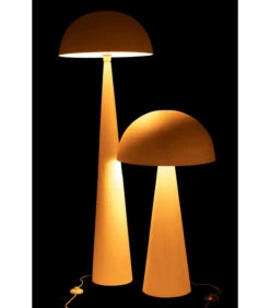 Lampe Champignon Metal Blanc Mat -Magasin De Meubles De Qualité lampe champignon metal blanc mat 3