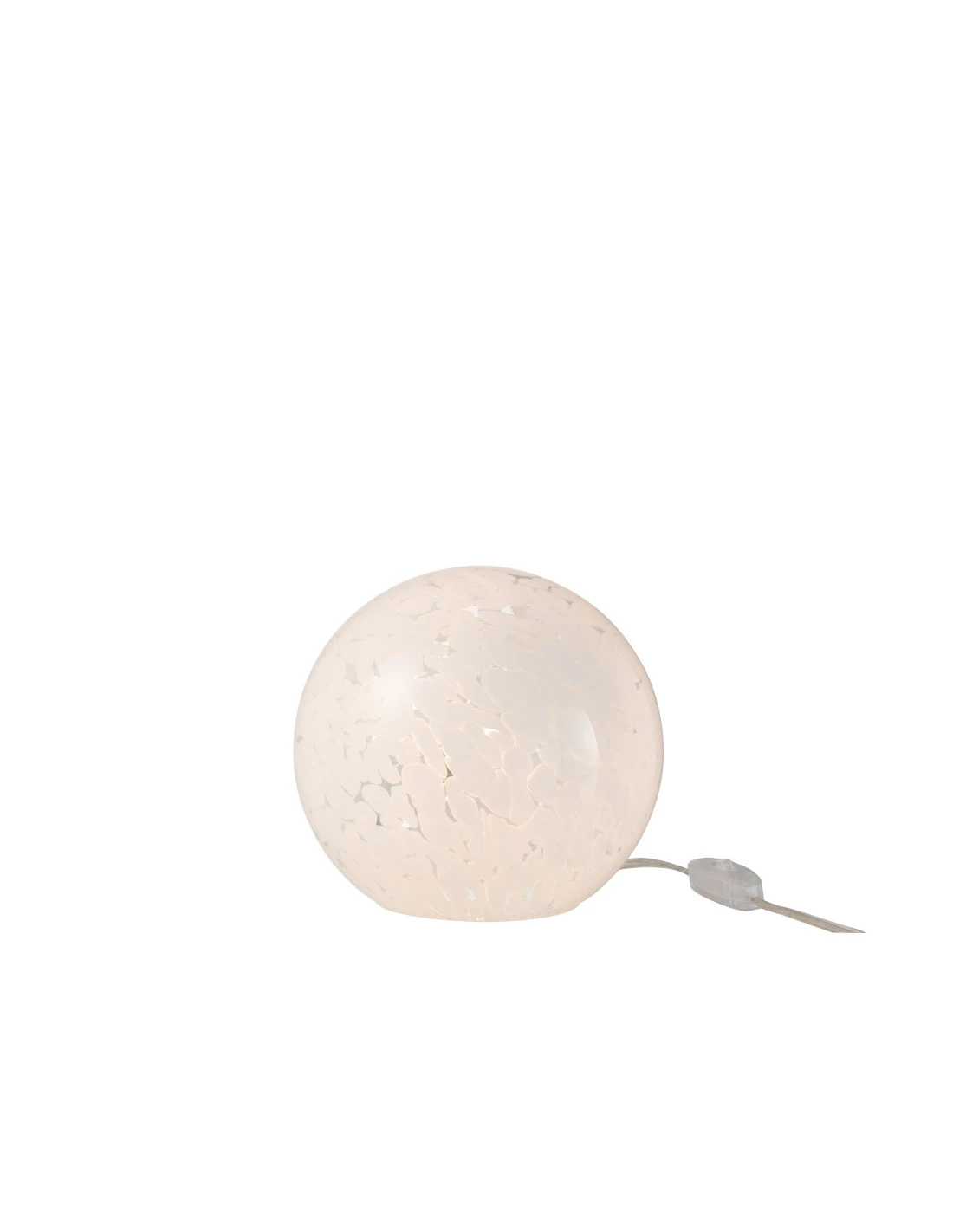 Lampe Dany Spots Verre Blanc Petit Rond 2 Lampe Dany Spots Verre Blanc Petit Rond – Image 2