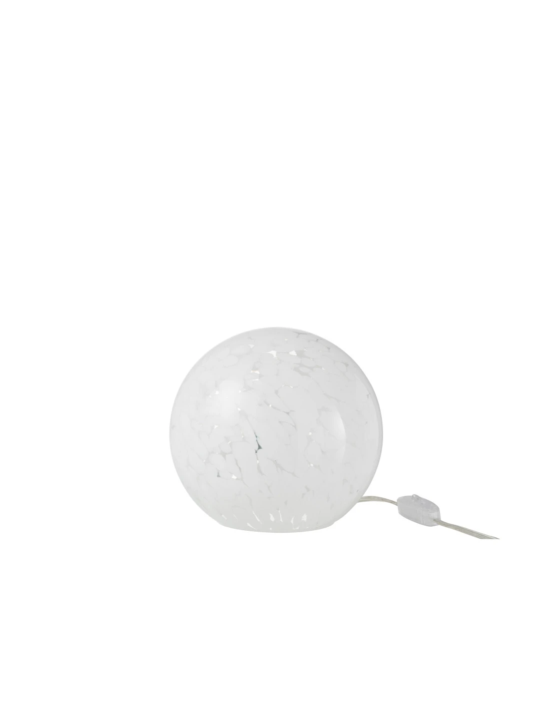 Lampe Dany Spots Verre Blanc Petit Rond 1 Lampe Dany Spots Verre Blanc Petit Rond