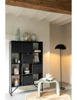 Lampe De Sol En Métal/marbre Noir -Magasin De Meubles De Qualité lampe de sol en metalmarbre noir 4