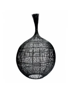 Lampe De Sol Et Suspension Wonton - Noir