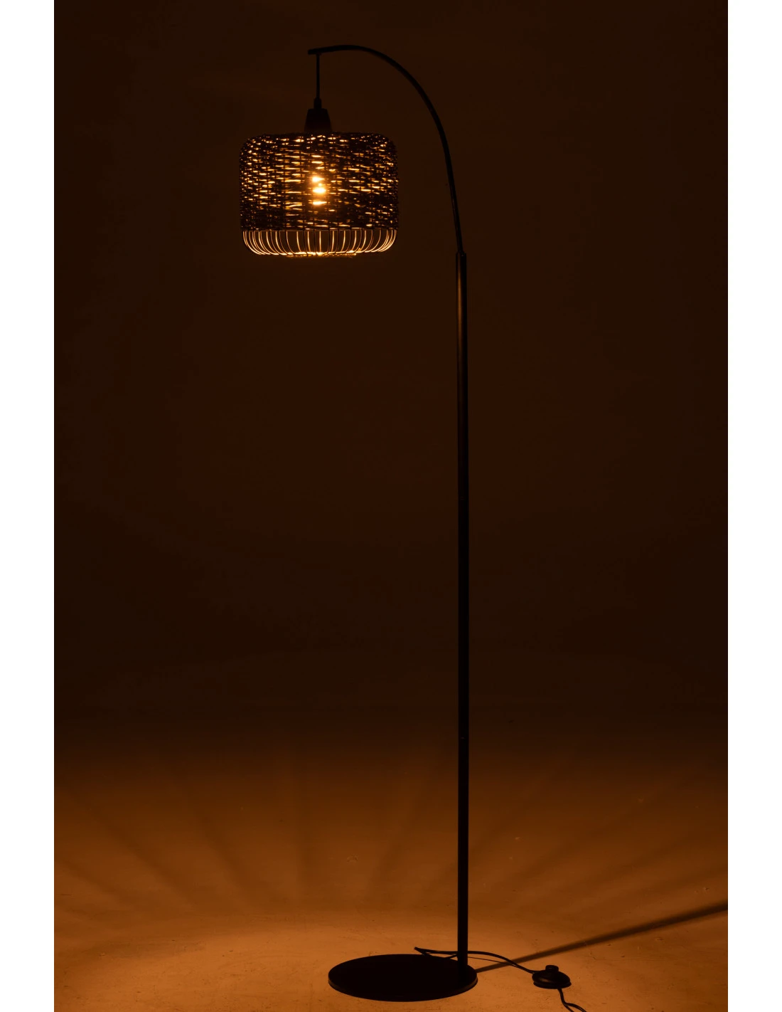 Lampe De Sol Lanterne En Métal Vert 3 Lampe De Sol Lanterne En Métal Vert – Image 3