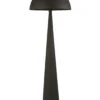 Lampe De Table Champignon En Métal Noir Mat