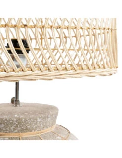 Lampe De Table De Kythira - Gris Béton Naturel -Magasin De Meubles De Qualité lampe de table de kythira gris beton naturel 2