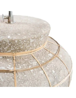 Lampe De Table De Kythira - Gris Béton Naturel -Magasin De Meubles De Qualité lampe de table de kythira gris beton naturel 4