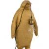 Lampe De Table En Résine Pingouin Doré De Grande Taille