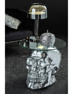 Lampe De Table En Verre/métal/argent -Magasin De Meubles De Qualité lampe de table en verremetalargent 7