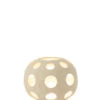 Lampe De Table Globe En Grès Beige