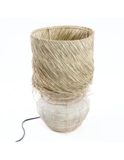 Lampe De Table Lipsi - Gris Béton Naturel -Magasin De Meubles De Qualité lampe de table lipsi gris beton naturel 5