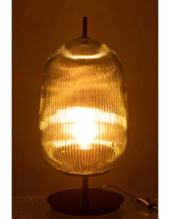 Lampe De Table Oasis En Verre Vert Grand -Magasin De Meubles De Qualité lampe de table oasis en verre vert grand 2