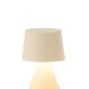 Lampe De Table Petite Abat-jour En Grès Beige