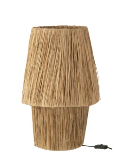 Lampe En Jonc De Mer Naturel Sara