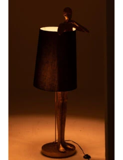 Lampe Homme Poly Or -Magasin De Meubles De Qualité lampe homme poly or 2