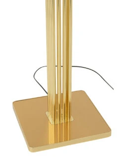 Lampe Moderne En Métal/Textile Doré -Magasin De Meubles De Qualité lampe moderne en metaltextile dore 3