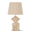 Lampe Singe Cem/Tex Beige/Beige