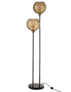 Lampe Sur Pied Base Bollie En Acier/marbre Noir -Magasin De Meubles De Qualité lampe sur pied base bollie en aciermarbre noir 3