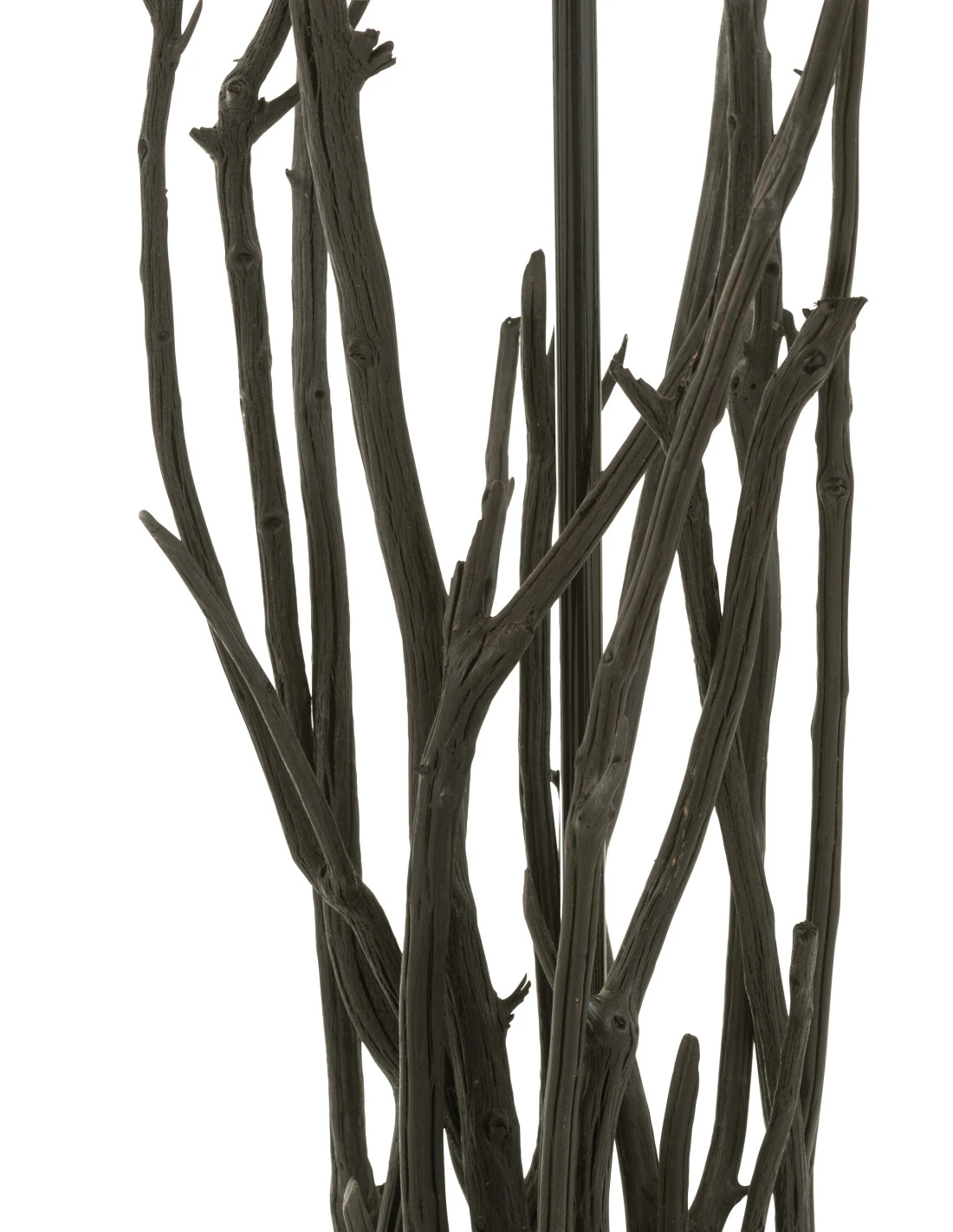 Lampe Sur Pied En Bois De Châtaignier Noir 4 Lampe Sur Pied En Bois De Châtaignier Noir – Image 4