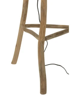 Lampe Sur Pied En Branches De Rotin / Teck Naturel -Magasin De Meubles De Qualité lampe sur pied en branches de rotin teck naturel 4