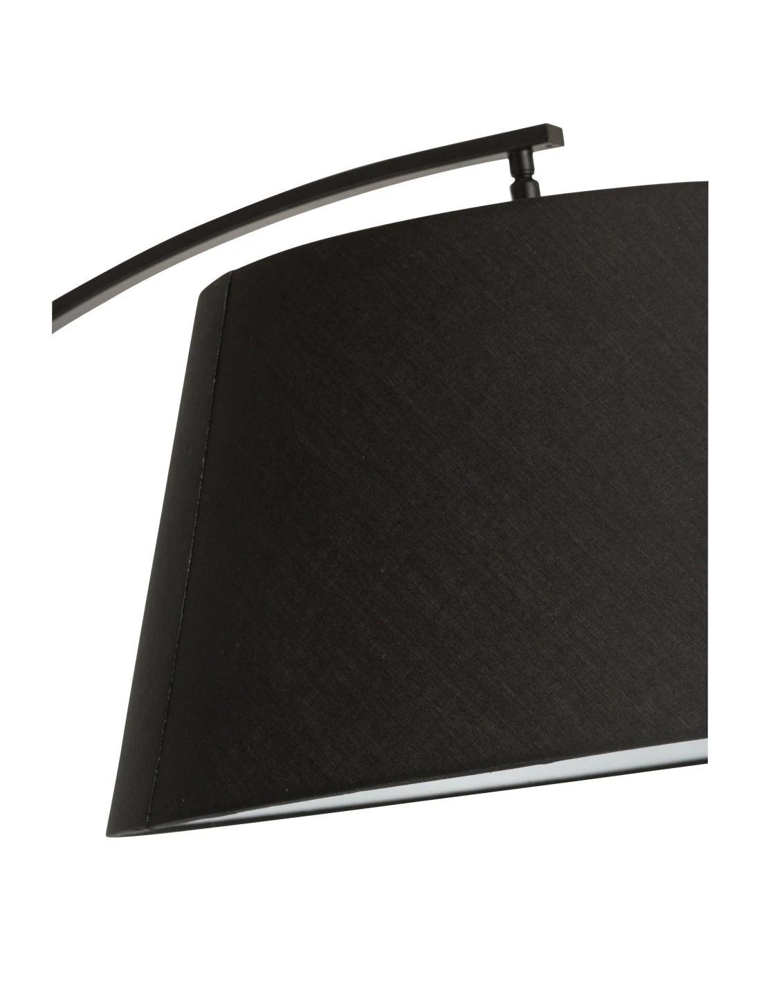 Lampe Sur Pied En Métal Noir En Arc 5 Lampe Sur Pied En Métal Noir En Arc – Image 5