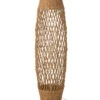 Lampe Sur Pied En Métal Tressé Naturel Foncé