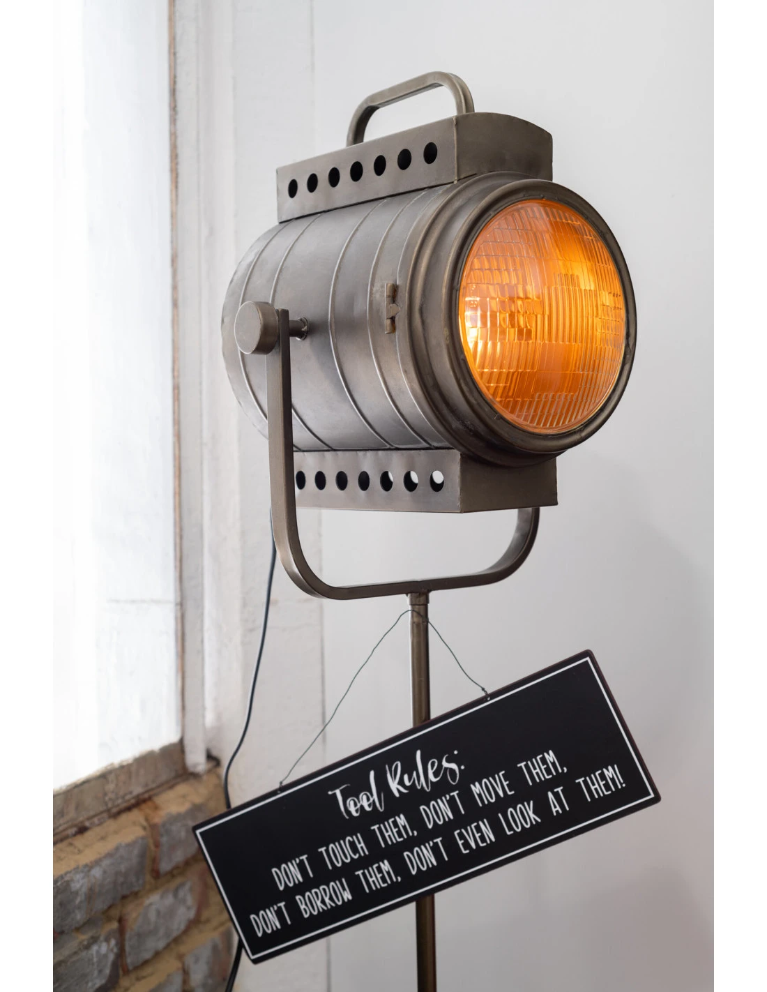 Lampe Sur Pied En Métal/verre Noir 4 Lampe Sur Pied En Métal/verre Noir – Image 4