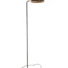 Lampe Sur Pied Evy En Fer/bois Noir/naturel