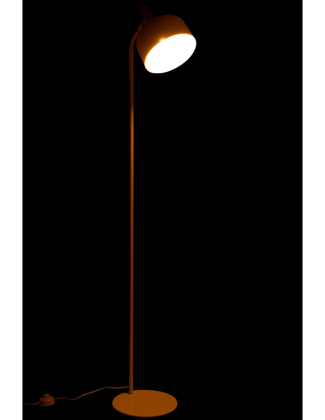 Lampe Sur Pied Inclinable En Métal Blanc/or 3 Lampe Sur Pied Inclinable En Métal Blanc/or – Image 3