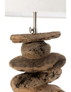 Lampe+Abat-jour Bois Flotté Naturel/Beige Moyen -Magasin De Meubles De Qualité lampeabat jour bois flotte naturelbeige moyen 3