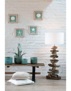 Lampe+Abat-jour Bois Flotté Naturel/Beige Moyen -Magasin De Meubles De Qualité lampeabat jour bois flotte naturelbeige moyen 4