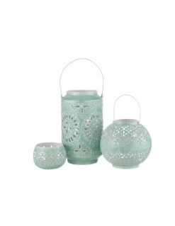 Lanterne En Fer Perforé Bleu De Haute Performance 9 Lanterne En Fer Perforé Bleu De Haute Performance -Magasin De Meubles De Qualité lantern high perforated ir blu lanterne haute perforee ir blu 3