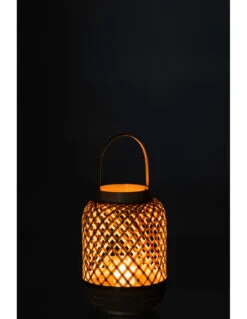 Lanterne En Bambou Naturel Petite -Magasin De Meubles De Qualité lanterne evenement bambou naturel 2