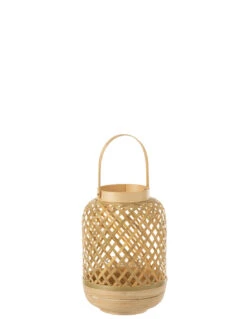 Lanterne En Bambou Naturel Petite