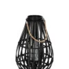 Lanterne En Forme De Goutte Bambou Noir Petit