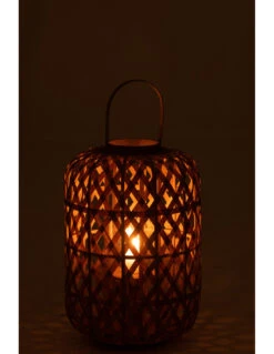 Lanterne Jardin Bambou Naturel Petit -Magasin De Meubles De Qualité lanterne jardin bambou naturel 2