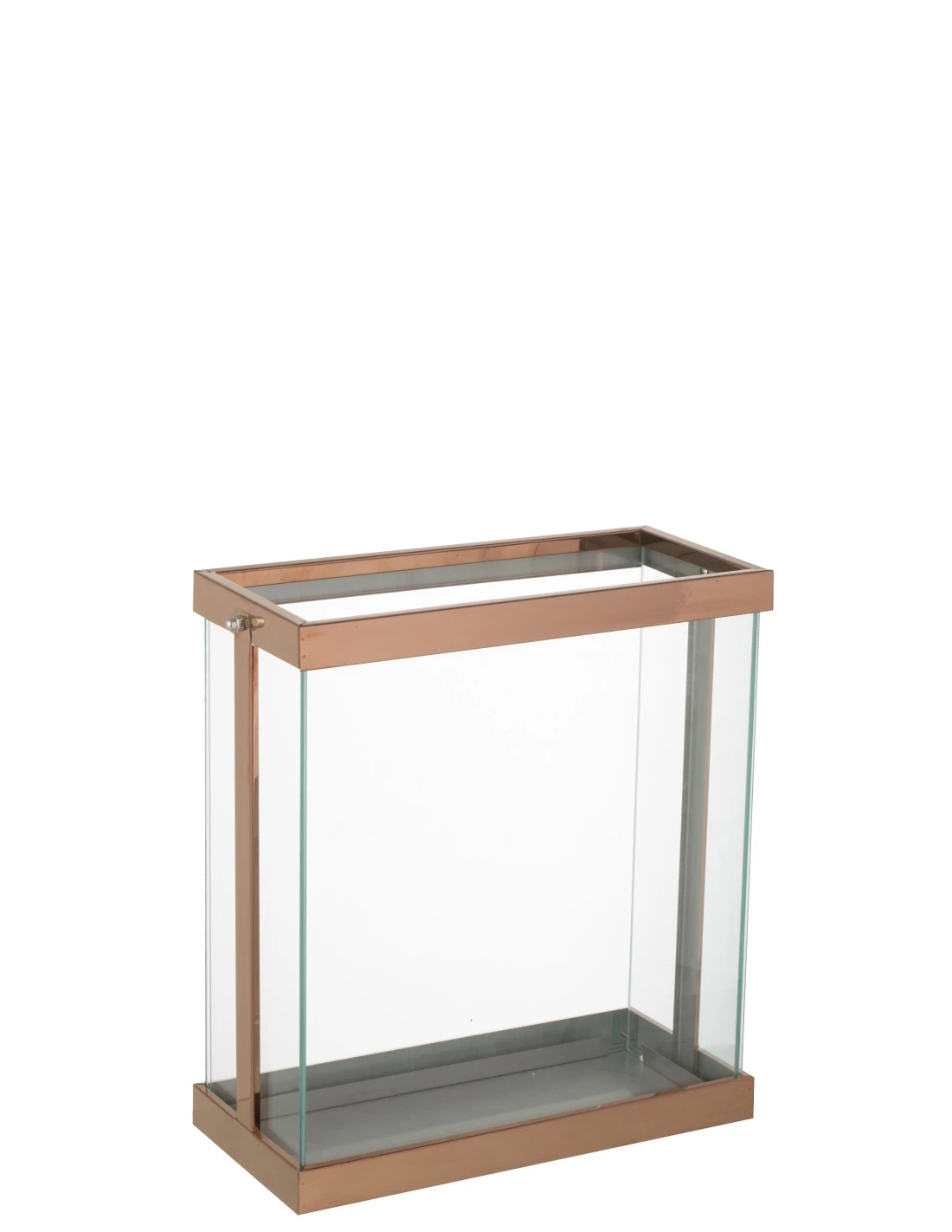 Lanterne Rectangulaire Enma En Fer/verre Cuivre Petit 1 Lanterne Rectangulaire Enma En Fer/verre Cuivre Petit