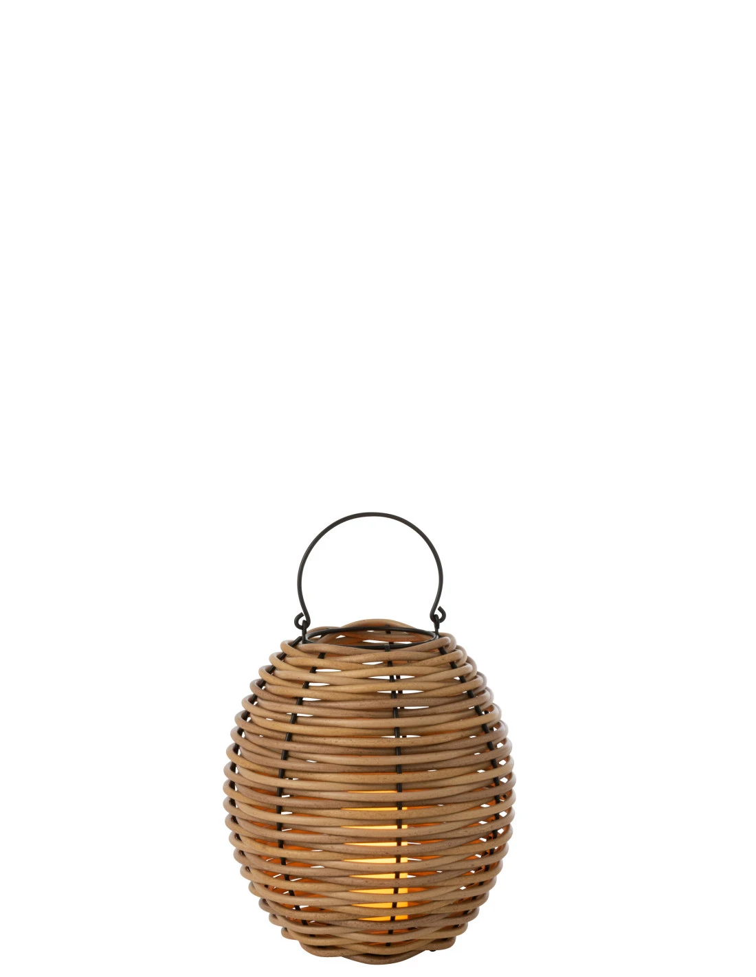 Lanterne Tissée En Plastique Naturel Avec LED De Petite Taille 3 Lanterne Tissée En Plastique Naturel Avec LED De Petite Taille – Image 3