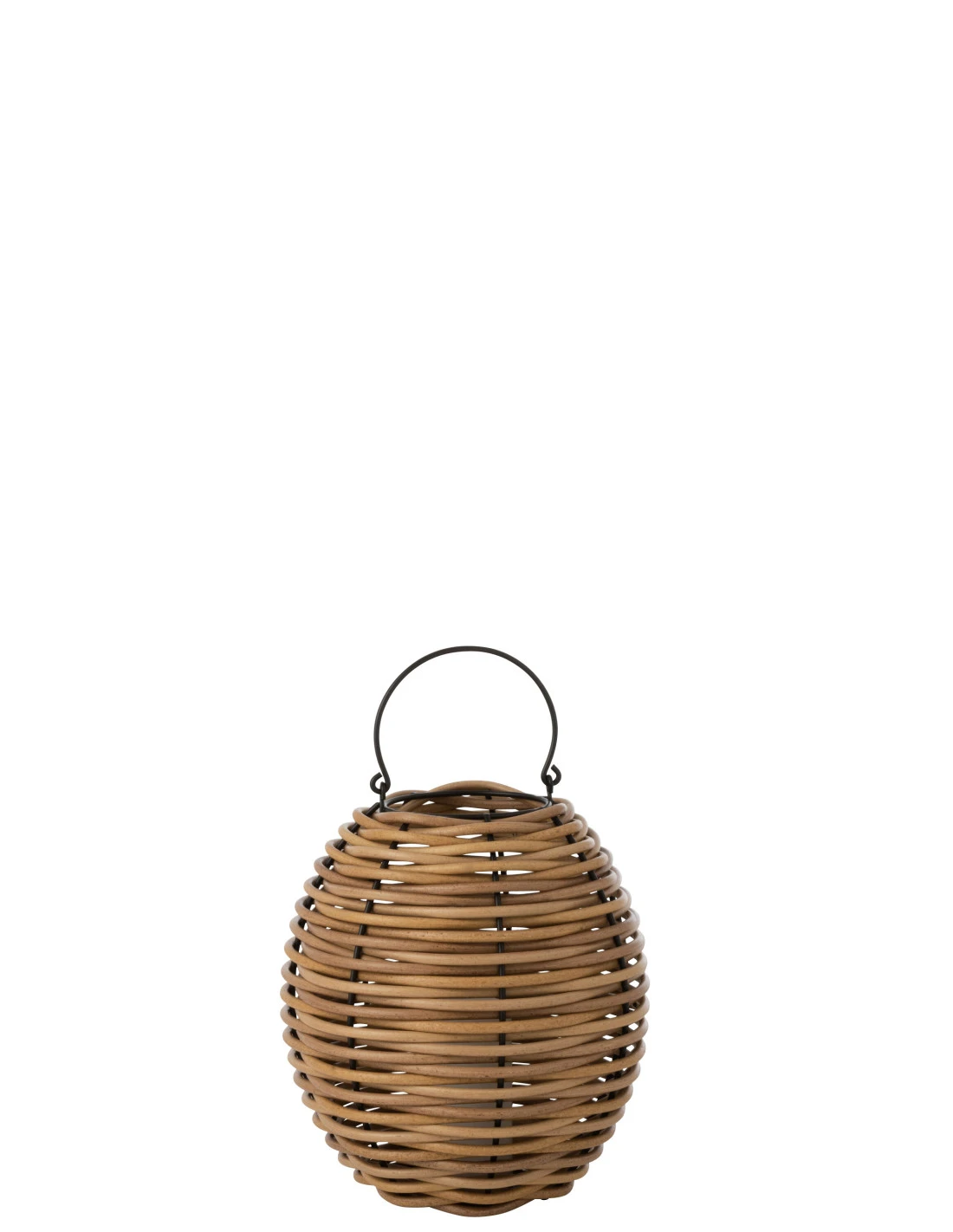 Lanterne Tissée En Plastique Naturel Avec LED De Petite Taille 1 Lanterne Tissée En Plastique Naturel Avec LED De Petite Taille