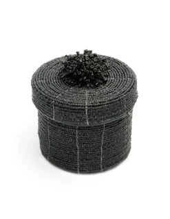 Le Boîte Cadeau En Perles - Noir
