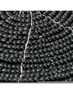 Le Dessous De Verre Perlé - Noir -Magasin De Meubles De Qualité le dessous de verre perle noir 3