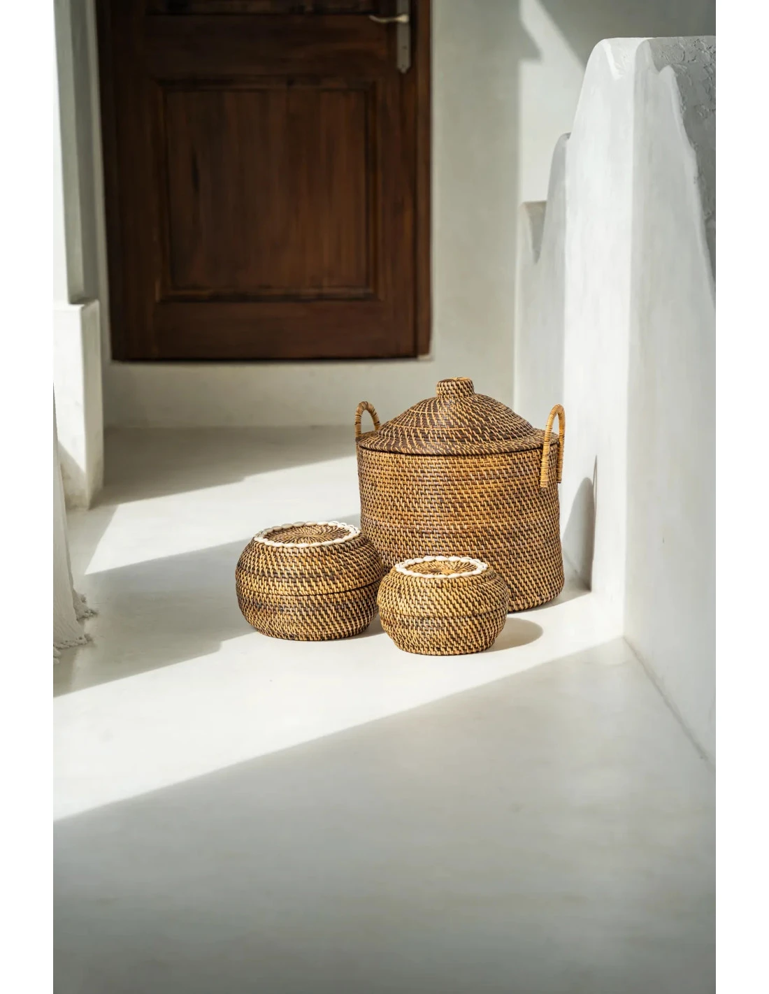 Le Panier Colonial Peek-a-Boo - Naturel Marron - S 5 Le Panier Colonial Peek-a-Boo - Naturel Marron - S – Image 5