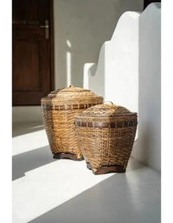 Le Panier Colonial Storage - Naturel Marron - L -Magasin De Meubles De Qualité le panier colonial storage naturel marron l 2